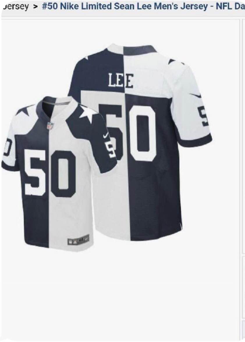 2015 NFL Dallas Cowboys 50 Nike limited Sean Lee Men's jersey